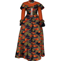 African Couple dress Top and Pants Suits - Wyq1093