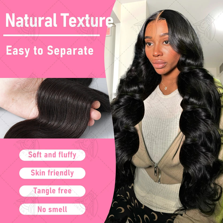 30 40 Inch Unprocessed Water Weave Hair Extensions