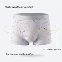 3 Pieces Men Boxers Breathable  Sports Fitness