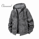 Men's  Long Sleeve Zipper Hoodies