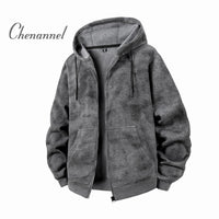 Men's  Long Sleeve Zipper Hoodies