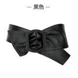 Women Belt for Dress Genuine Leather Bowknot Wide Belts Wrap Waistband Coat Corset Designer Luxury Brand Cummerbunds Waistbelt