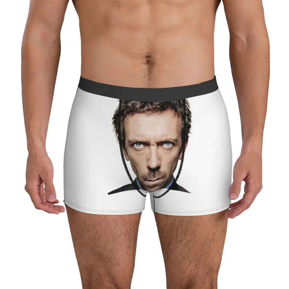 Boxer Underpants Shorts House MD Panties Men Soft Underwear for Homme Man Boyfriend Gifts