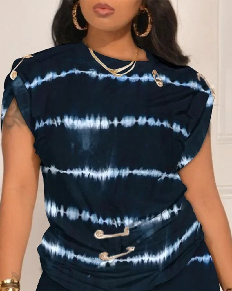 Digital Printed Skirt Style Set