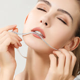 18K Gold/Silver Color 6mm Full Sideways Necklace 8/18/20/24 Inch