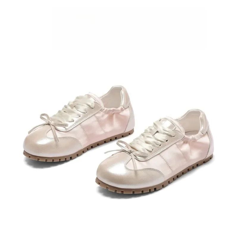 Fashion Ballet Round Toe Cross Strap Shoes