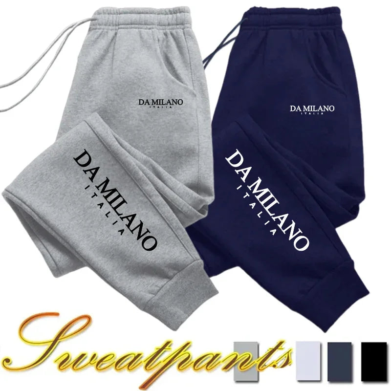 2025 Running Mens Sweatpants Printing Casual Trousers Outdoors Gym Fitness Sports Jogging Pants Fashion High Quality Mens Pants