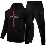 Mens Tracksuit Casual Printing Sweatshirt Sweatpants 2 Pcs Set Fitness Sports Jogging Mens Clothing Street Hoodies Sportswear