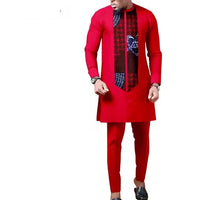 African Couple Dress Outfits Shirt and Pant for  Wedding