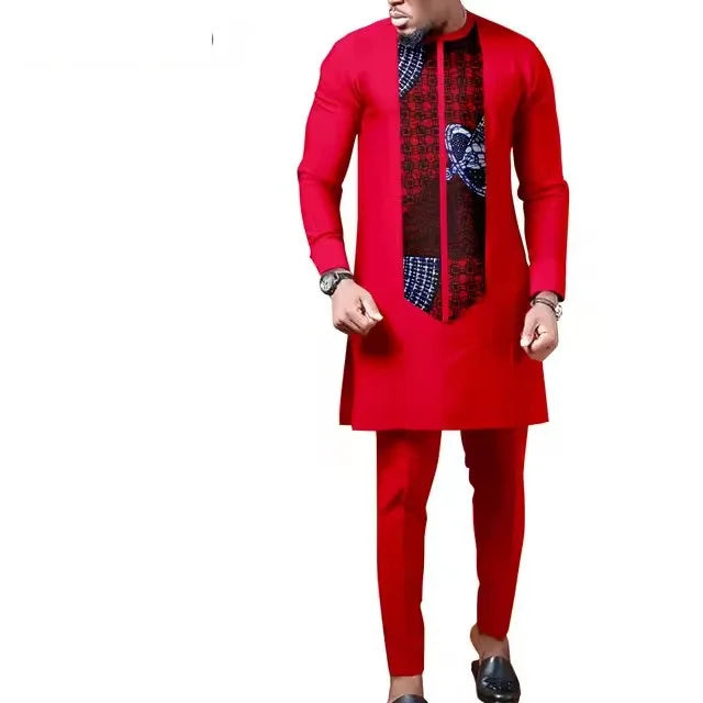 African Couple Dress Outfits Shirt and Pant for  Wedding