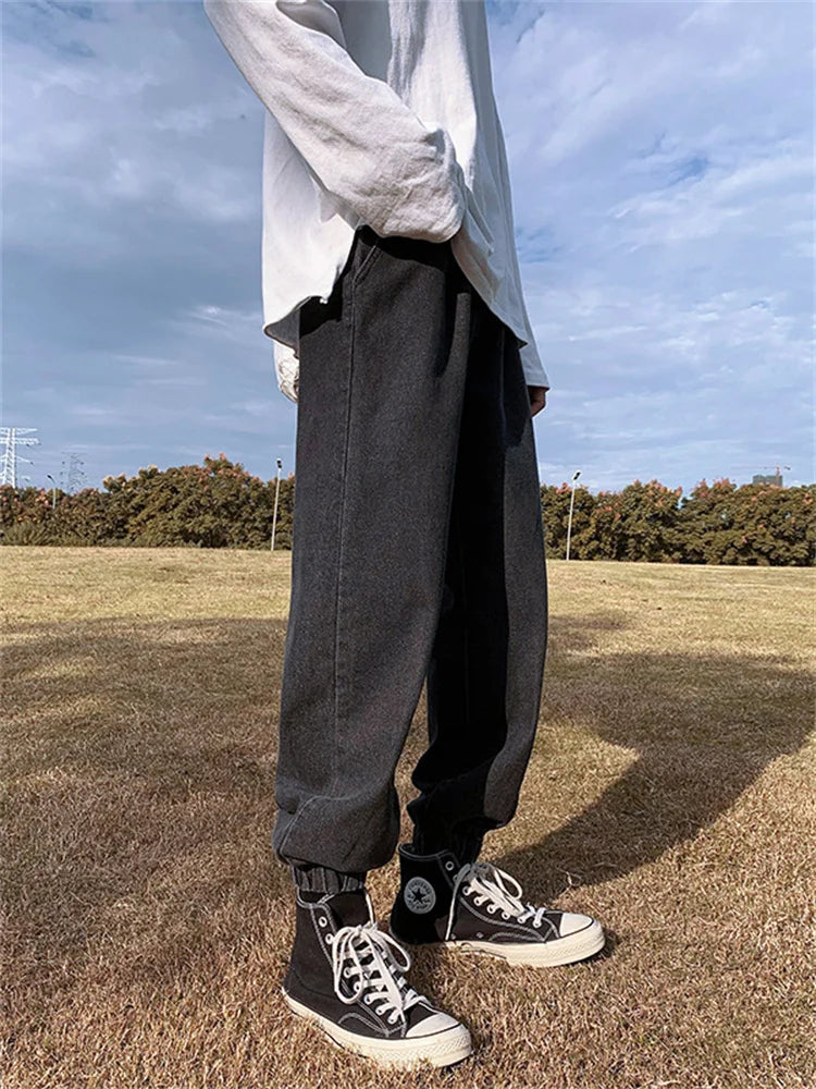 Loose Streetwear Cargo Harem Jeans