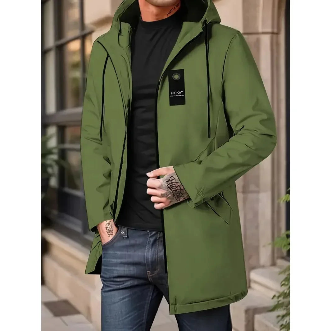 Men's Hooded Padded Thin Jacket