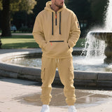 Winter Men's Fleece Hooded Sweatshirt