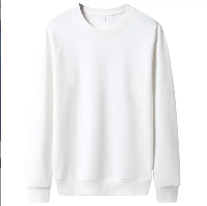 Men Casual Solid Color Sweatshirt