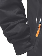 Men's Fashionable Solid Color Multi Pocket Zipper Hoodie