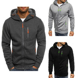 Men's Long Sleeve Zipper Hoodies