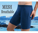 3PCS  Mesh Men Underwear Man Underwear Sexy Hot Long Boxer Shorts Men Boxer Men Panties Boxers for Men Boxer Homme Man Boxer