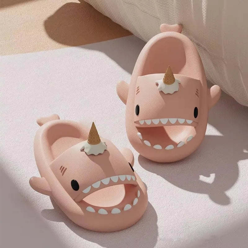 Funny Indoor Thick Ice Cream Shark Slides