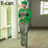 African Dresses for Elegant Patchwork Women Gown