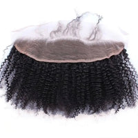 13x4 Kinky Curly Ear to Ear Lace Pre-Plucked Hairline
