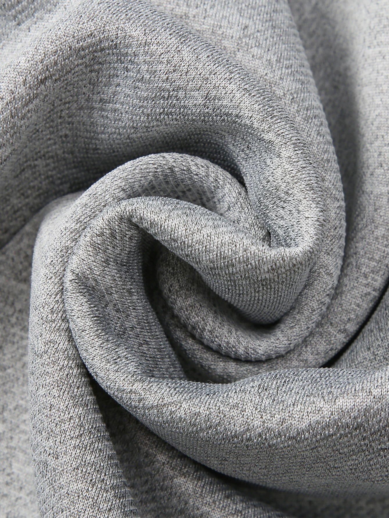 Men's winter sportswear set; warm fleece round neck sweatshirt and men's drawstring sport pants