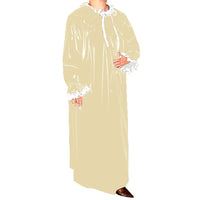 Casual PVC Latex Look Long Maxi Dress