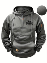 Casual Men's Multi-Pocket Zipper Hoodie