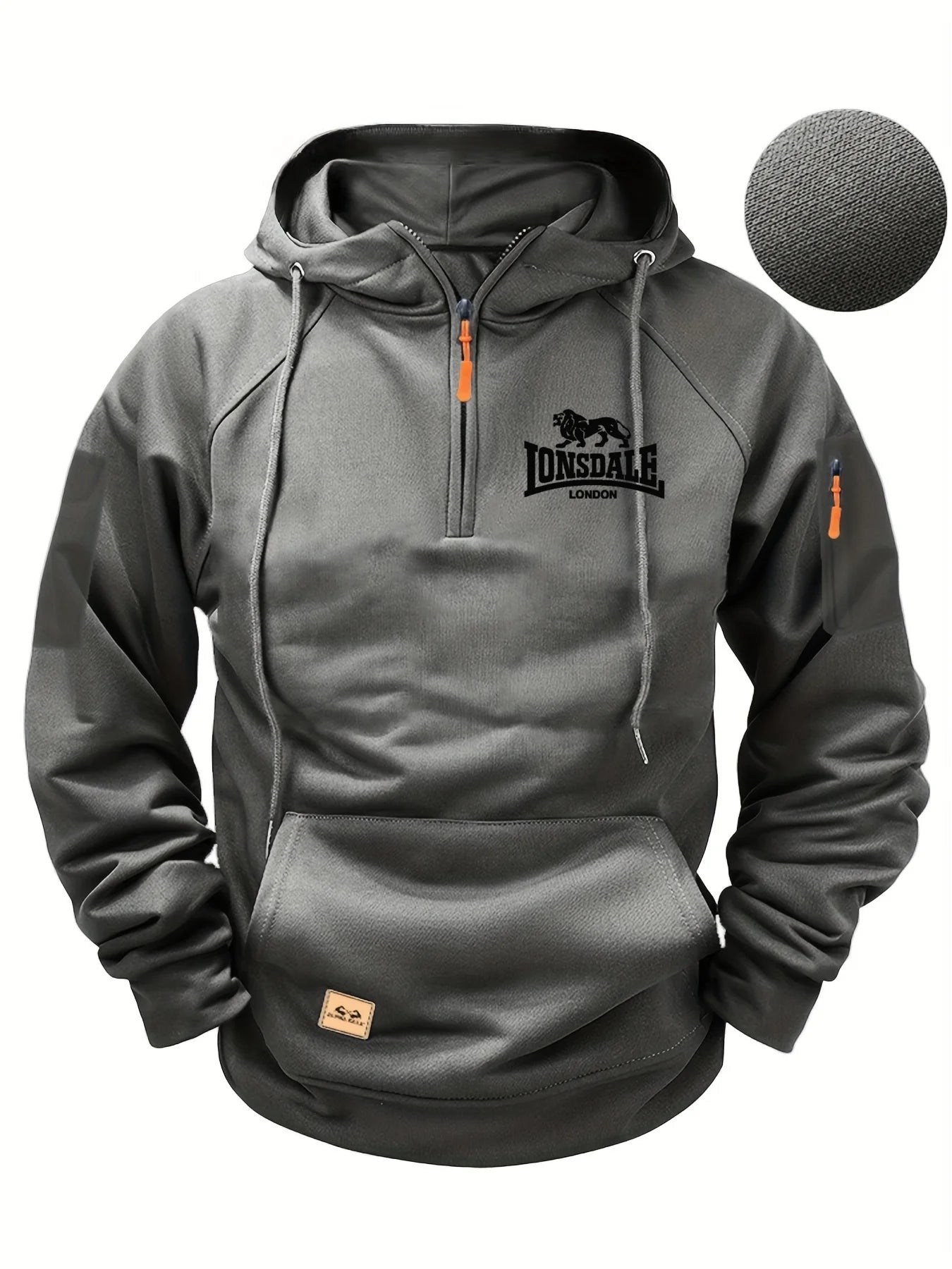 Casual Men's Multi-Pocket Zipper Hoodie
