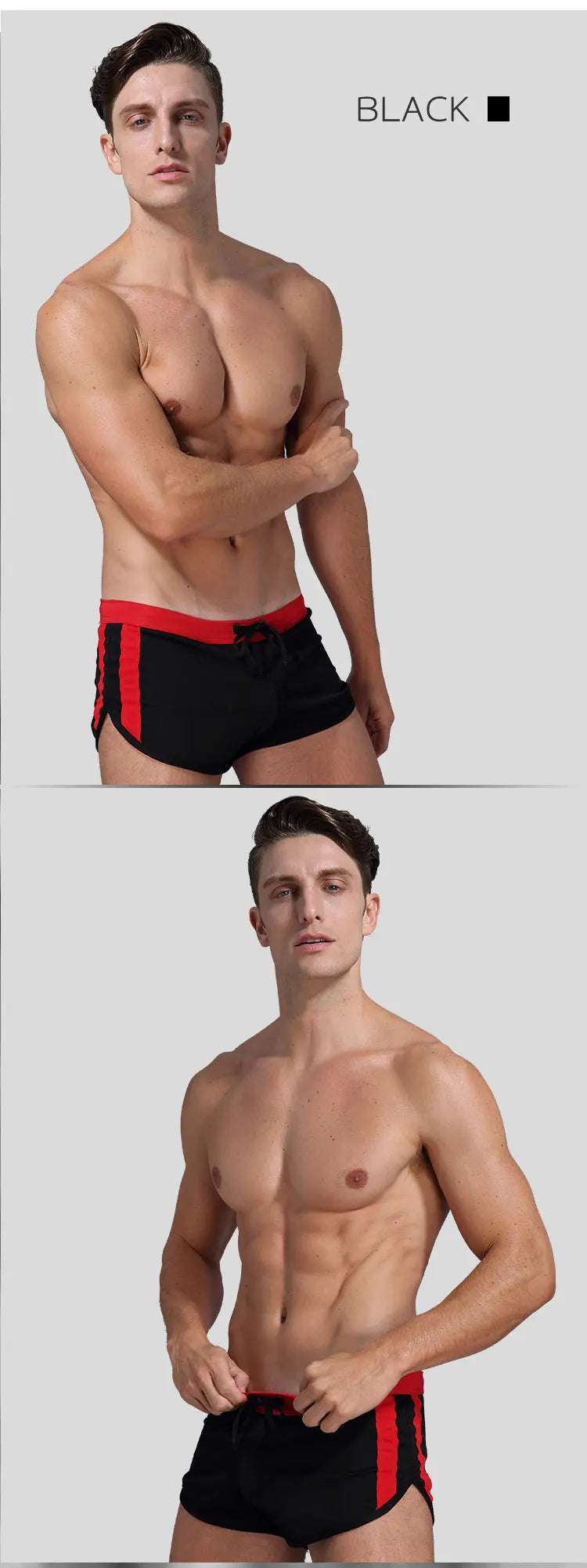 1pcs Mens Boxers Shorts Underwear Summer Fashion Swimwear Trunks Sports Wear Sexy Short Breathable Men Beach Pants Underwear