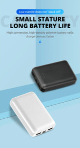 Power Bank 10000mAh/5V3A Portable Charging Powerbank Mobile Phone External Battery Fast Charging Warm Palace Belt Heating USB