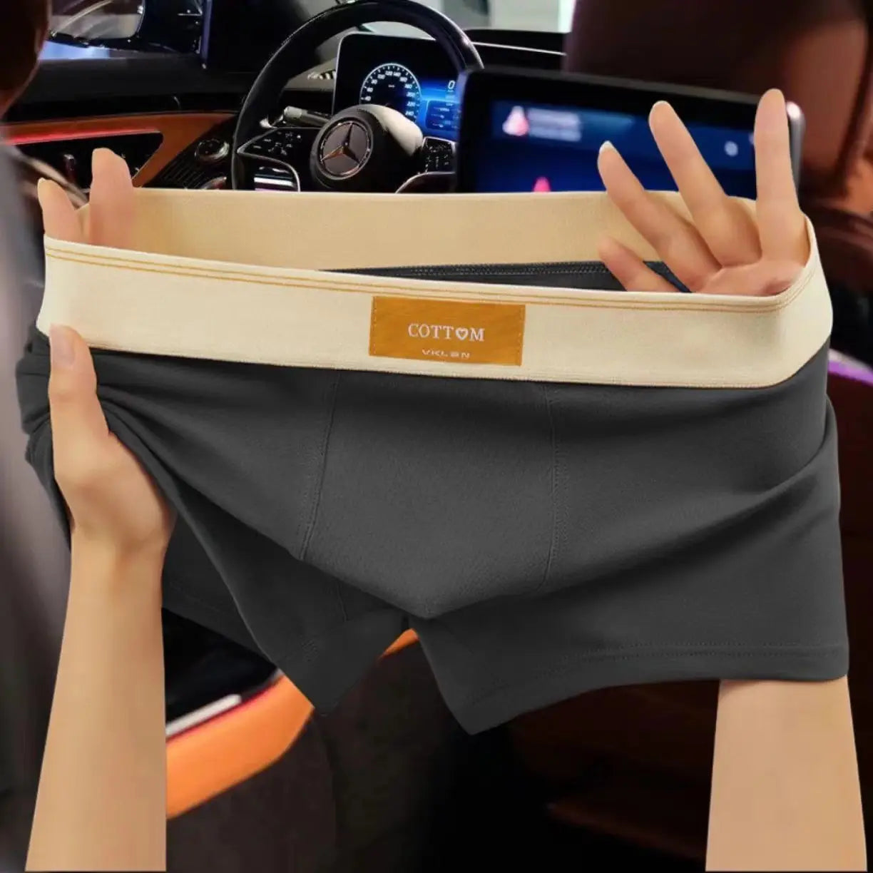 4 pcs Men Underwear Cotton Boxer