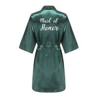 Sexy Women Bridesmaid Printed Robes