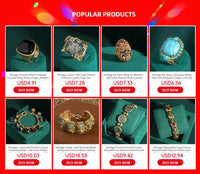 18K Gold-Plated Symmetrical Design Decorative Ring for Women