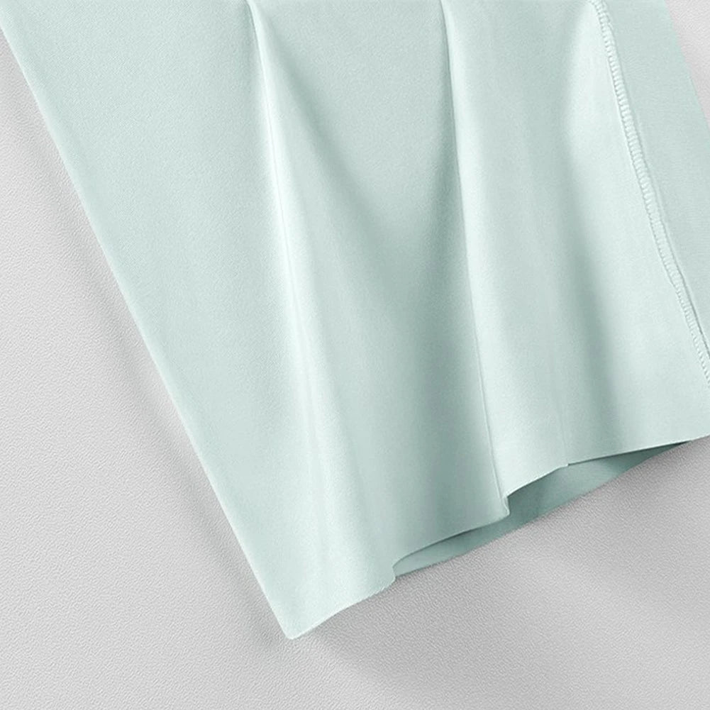 Mens Ice Silk Underwear Long Leg Boxer Briefs Trunk Sport Shorts Breathable Comfortable Swimsuit Soft Fitness Elastic Panties