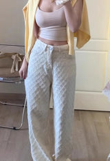 White Straight-Leg Jeans for Women