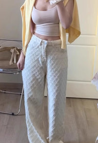 White Straight-Leg Jeans for Women