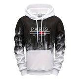 2025 New Mens Tracksuit Casual Printing Splash-ink Hooded Sweatshirts Daily Sports Jogging Mens Clothing Single Piece Tops Pants