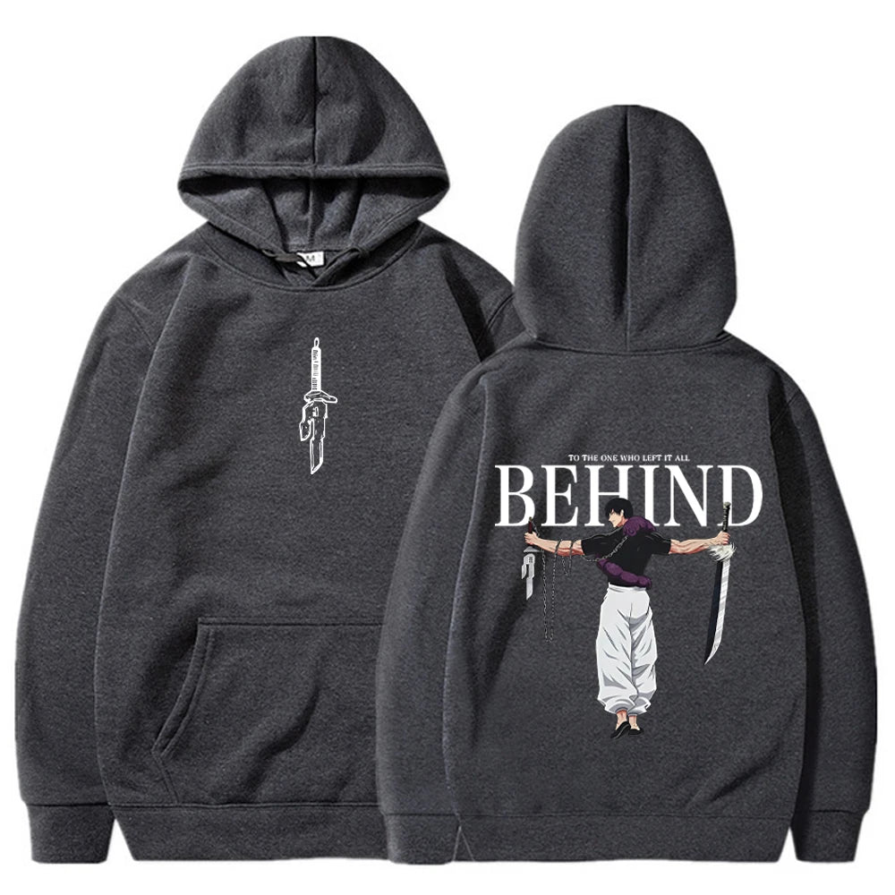 Hip Hop Streetwear Men's Anime Hoodie