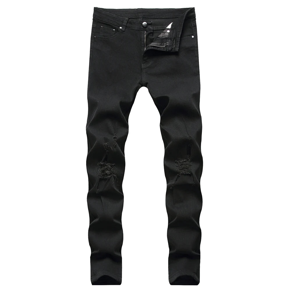 Fashion Ripped High Street Pants