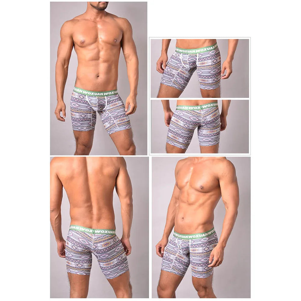 Men's Long Leg Boxer Briefs Designed for Comfort