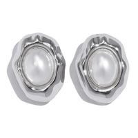 18K Gold Plated Stainless Steel with Gemstone