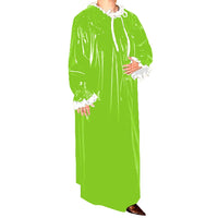 Casual PVC Latex Look Long Maxi Dress