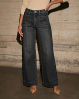 Women's High-Waisted Retro Temperament Jeans
