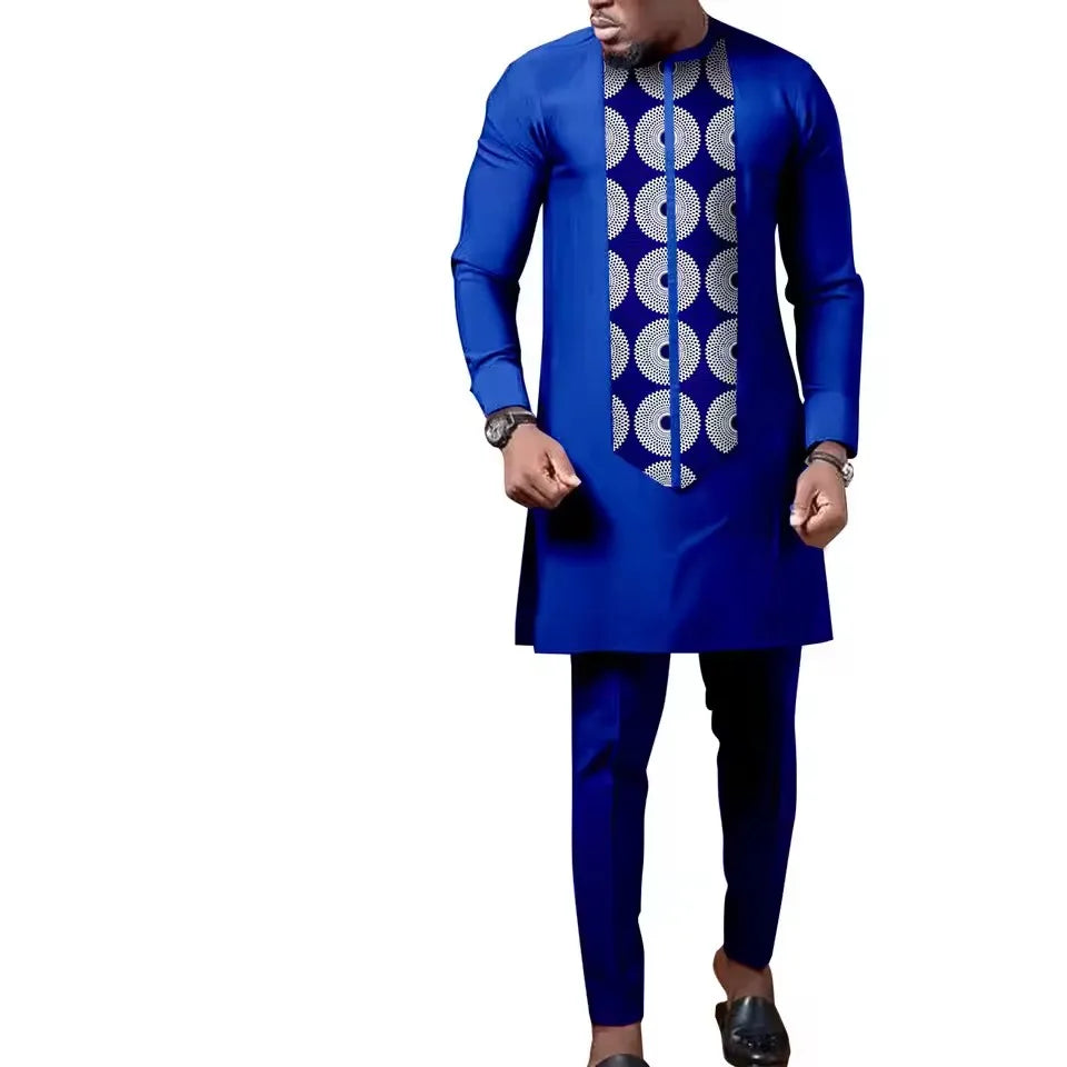 African Couple Dress Outfits Shirt and Pant for  Wedding