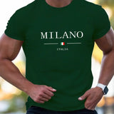 Milano Print Comfortable Cotton T-Shirt