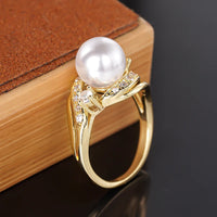 Huitan Gold Color Women Wedding Rings