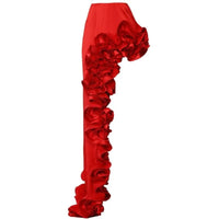 Women Ruffle Splice Bikini With Skirt