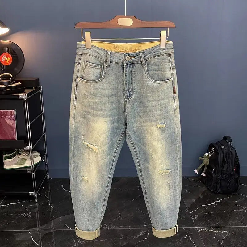 Men's Vintage Ripped Harlan Jeans