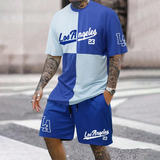 Short Sleeved Sweat Absorbent Digital Print Set