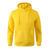 iCool Solid Color Versatile Men Hoodie